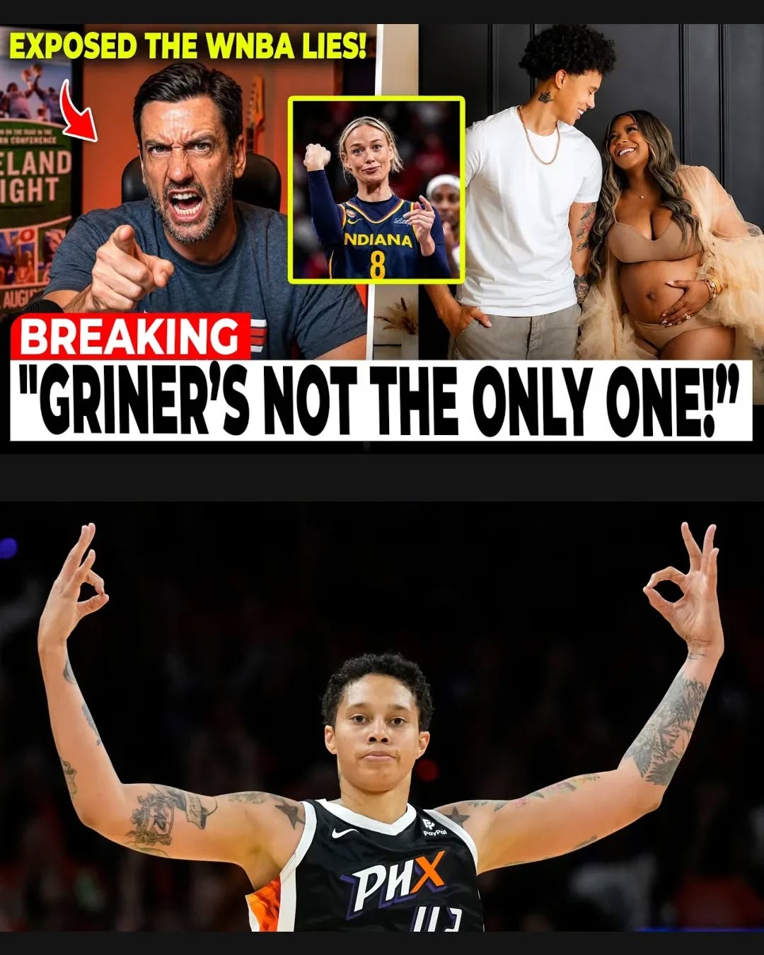 Clay Travis DESTROYS WNBA After HIDING BRITTNEY GRINER’S DIRTY SECRET! Defend Sophie Cunningham!