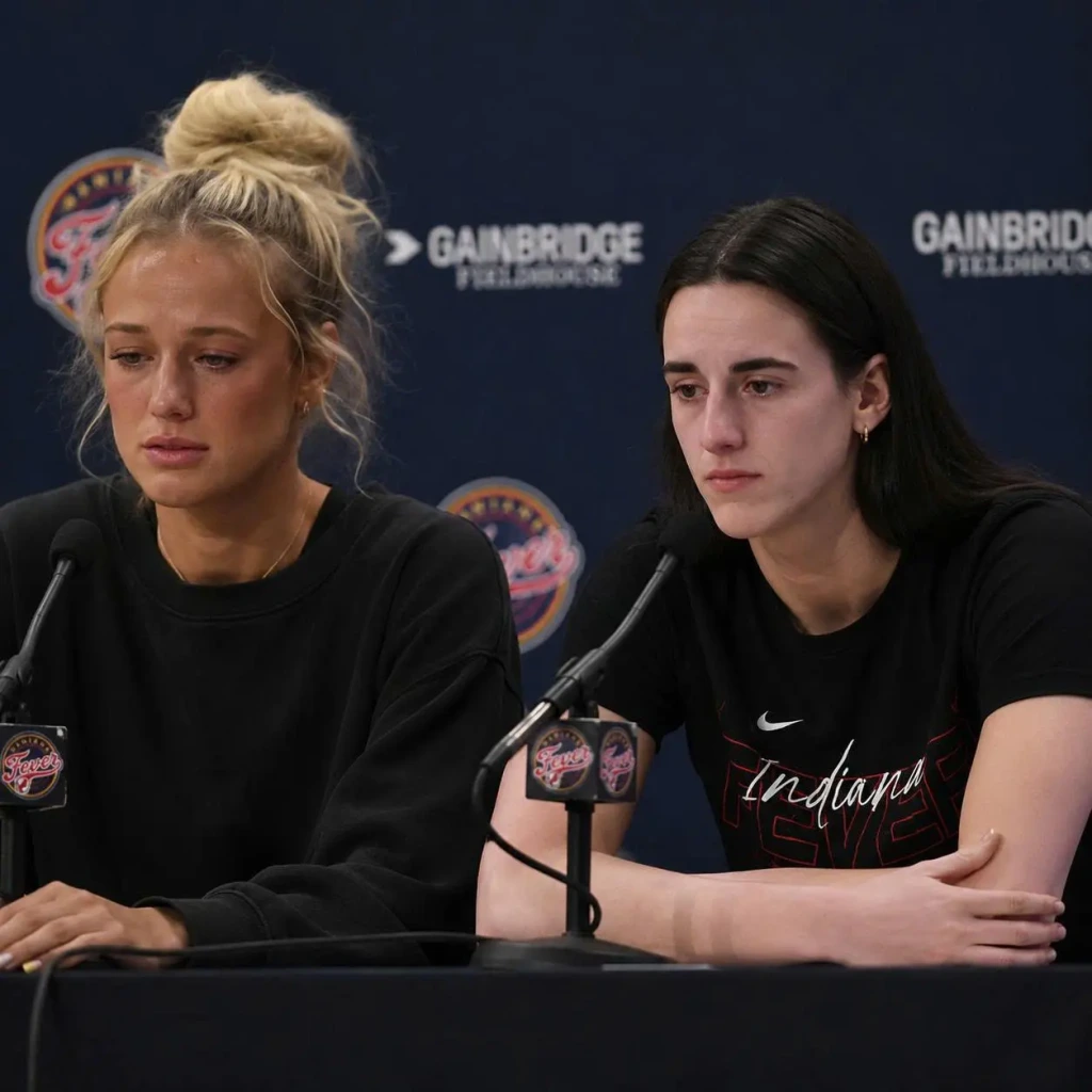 🚨 15 MINUTES AGO, INDIANA FEVER STARS SOPHIE CUNNINGHAM AND CAITLIN CLARK FOUGHT BACK TEARS AS THEY FINALLY CONFIRMED THE NEWS THAT… SENDING SHOCKWAVES THROUGH THE ENTIRE FEVER FANBASE.
