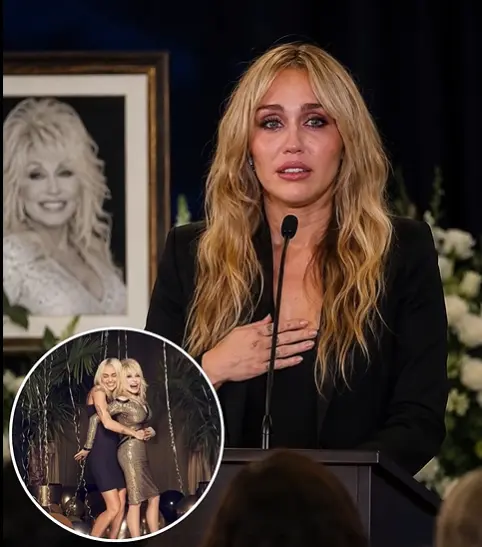 Miley Cyrus deeply moved the world with a touching tribute to her godmother, Dolly Parton—but then, her revelations regarding Dolly’s final wish and the last song they recorded together brought fans to tears…