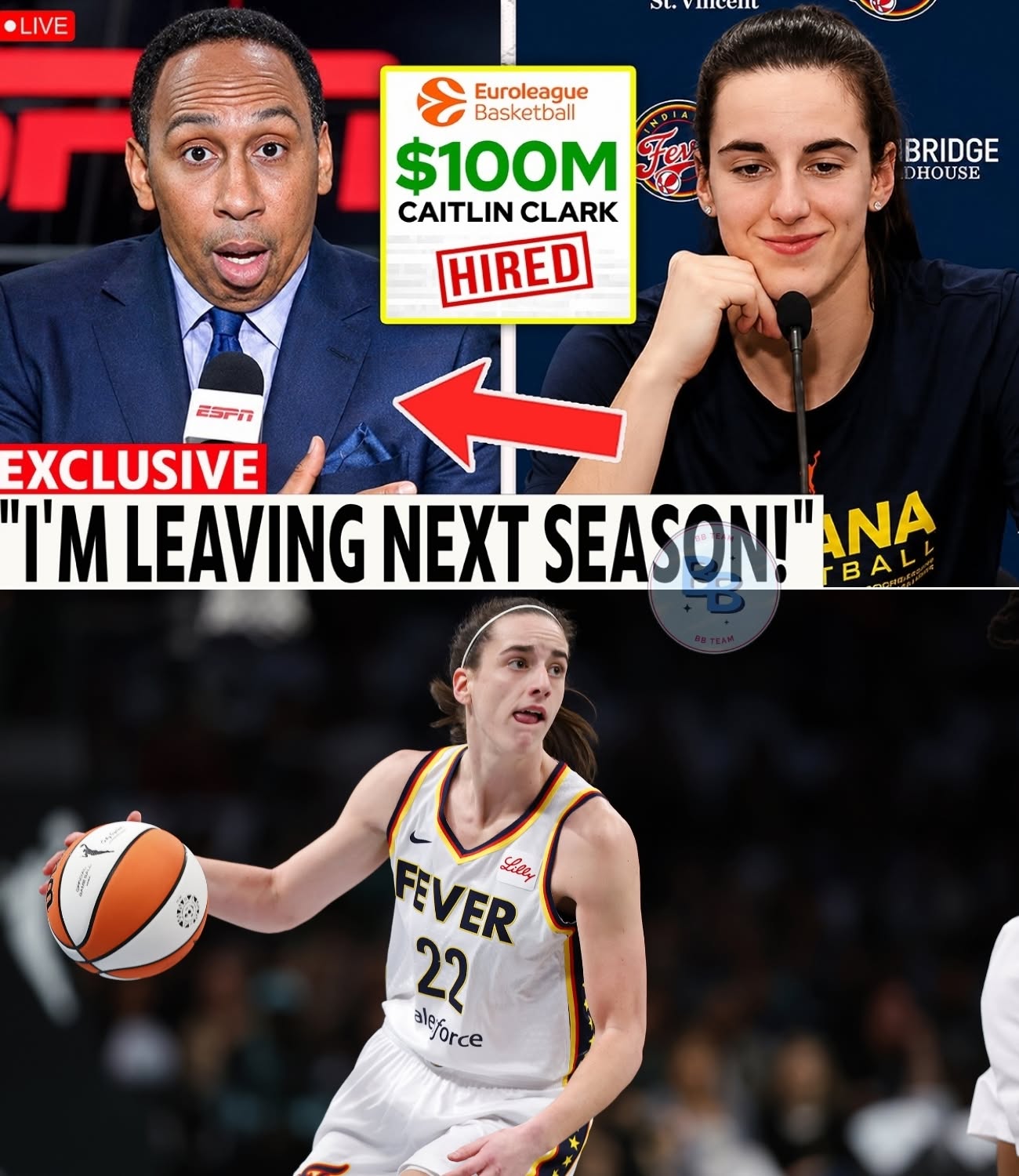 BREAKING NEWS: Caitlin Clark Breaks Silence On Rumored $100M European Offer, Confirming WNBA Future Plans After Historic Rookie Season!