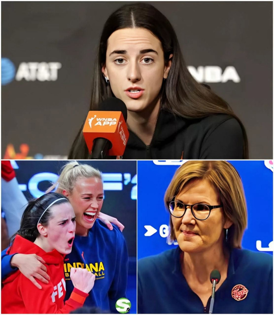 “YOU’RE LITERALLY DUMB A-*.” The words didn’t just echo — they froze the entire sideline. In one breath, Sophie Cunningham went from silent enforcer to Caitlin Clark’s most dangerous ally, dropping a verbal hit that could crack the Indiana Fever’s locker room… and rattle the WNBA itself.