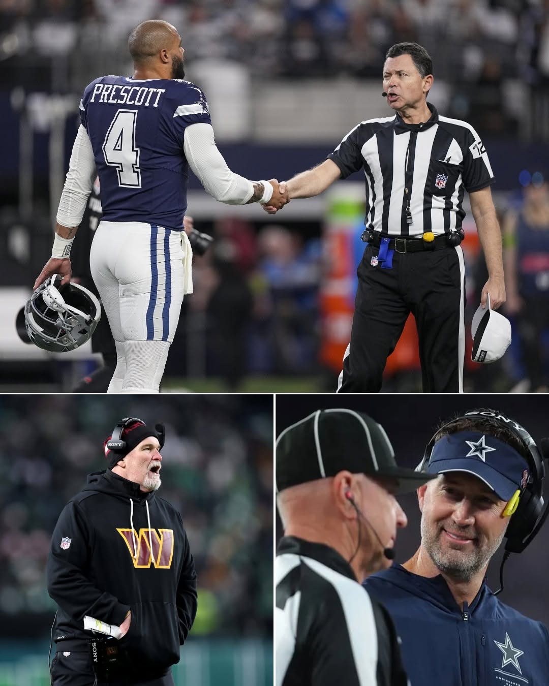 Dallas’ victory means absolutely nothing now. Dan Quinn just exposed the suspended official, proving the Cowboys needed illegal help to survive the Commanders.