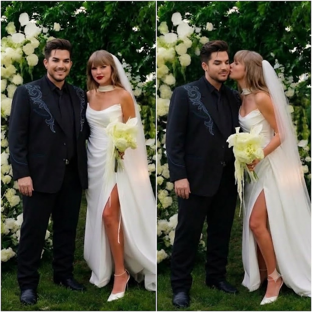 BIG CONGRATS: Adam Lambert – the legendary pop-rock superstar – showed up at Taylor Swift’s wedding and delivered the sweetest blessings, leaving the entire room in tears!