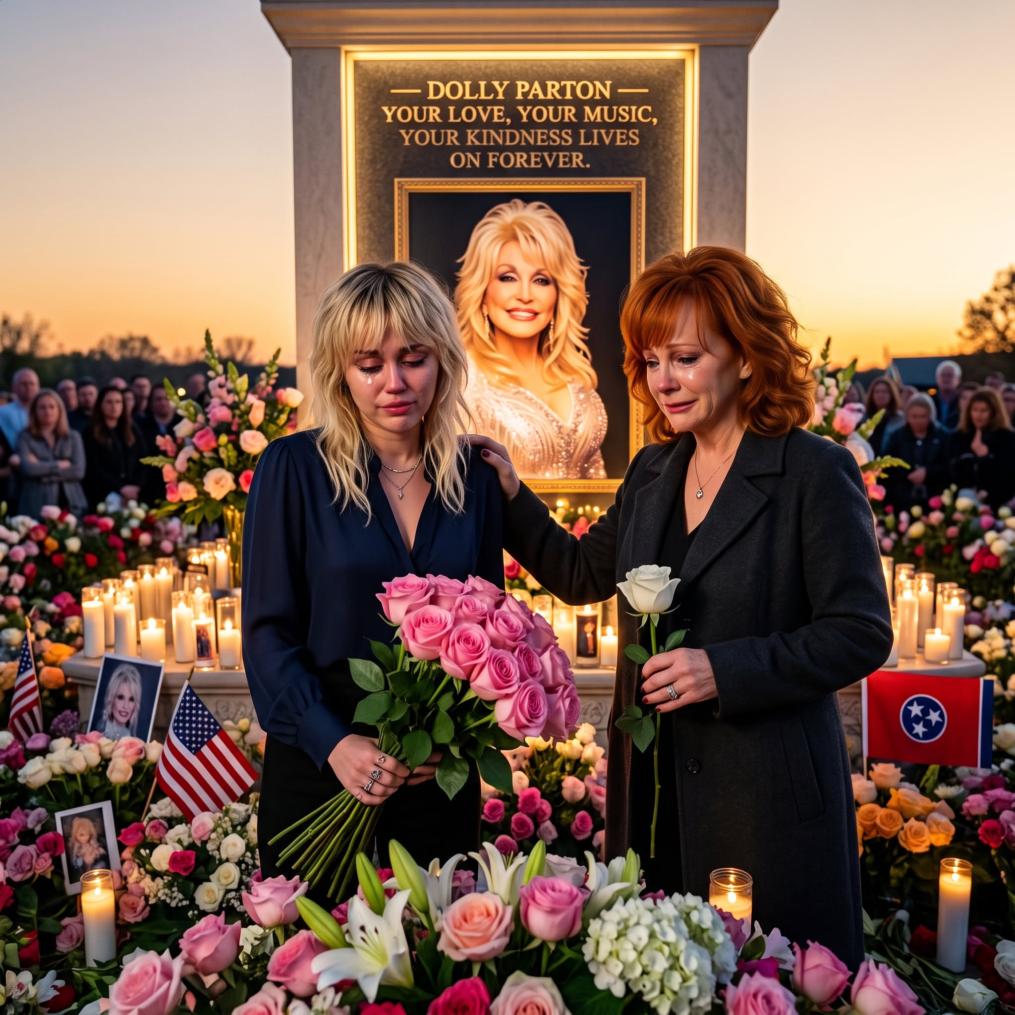 TWO GENERATIONS, ONE LEGEND: REBA McENTIRE AND MILEY CYRUS UNITED IN AN EMOTIONAL TRIBUTE TO DOLLY PARTON ❤️🕊️