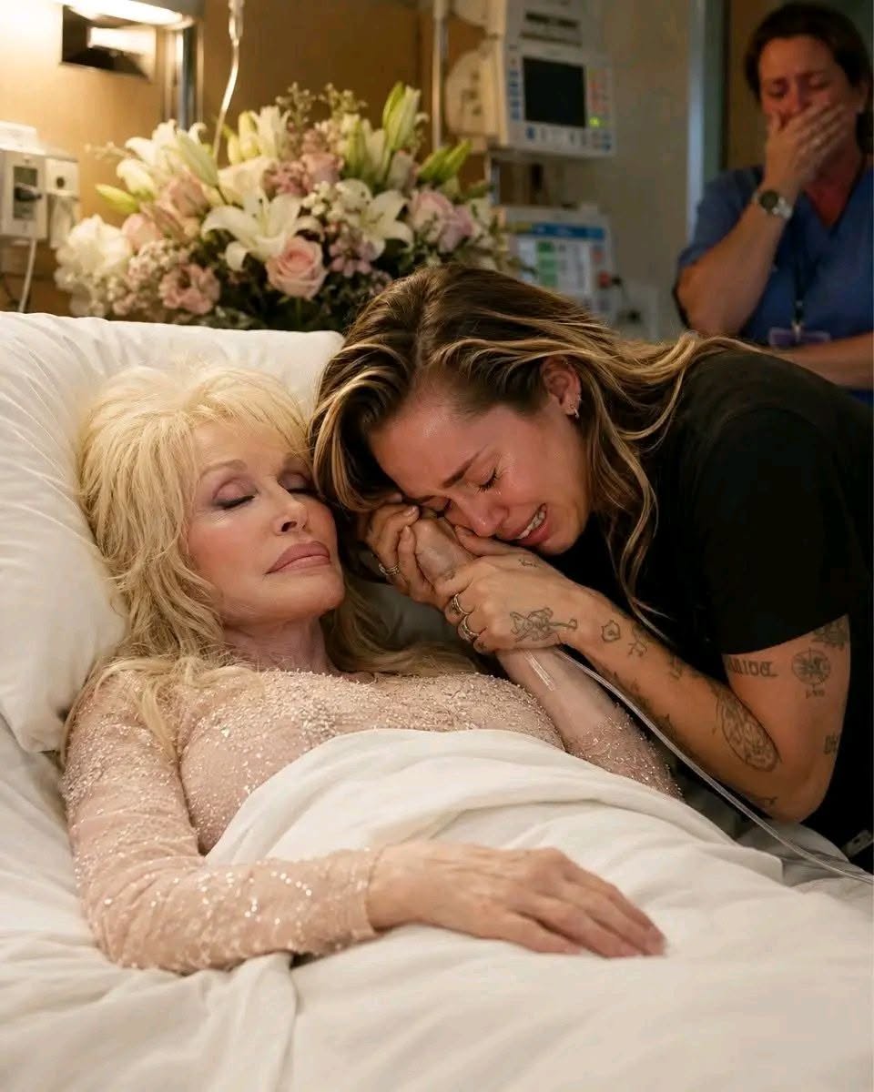 💔🕊️ “DON’T LET GO YET…” — MILEY CYRUS MOURNS DOLLY PARTON