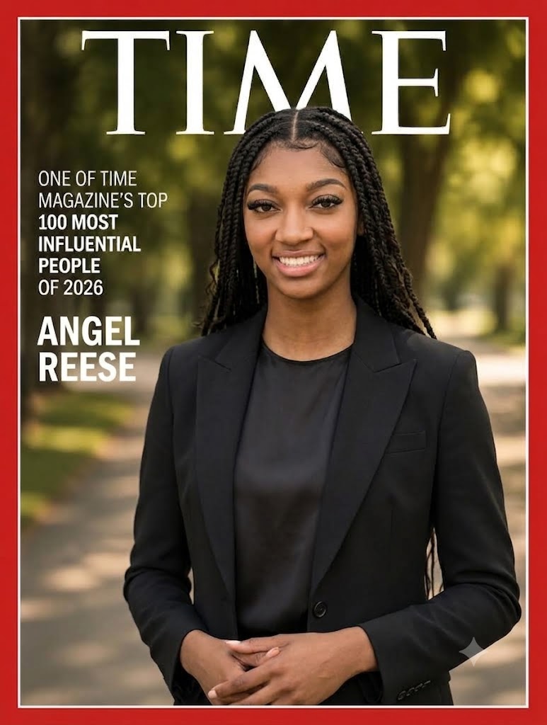 BREAKING NEWS: Basketball star Angel Reese has just been honored by TIME magazine, named among the 100 most influential people in the world of sports — a recognition that celebrates her growing legacy, cultural reach, and cross-generational impact.
