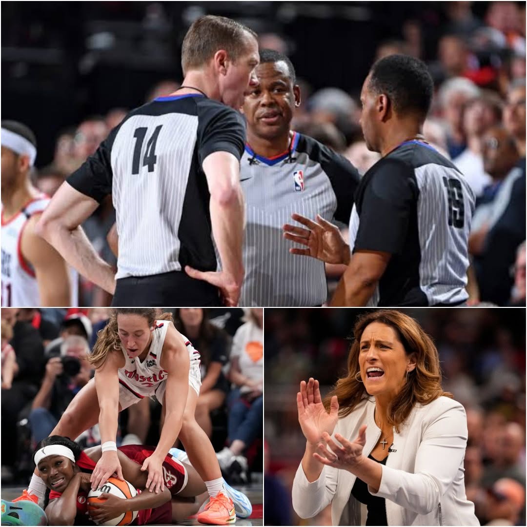 🚨 BREAKING: WNBA ROCKED BY FEVER–MYSTICS OFFICIATING FIRESTORM — Stephanie White’s Ice-Cold Six Words After 93–77 Loss Leave Fans Demanding Answers