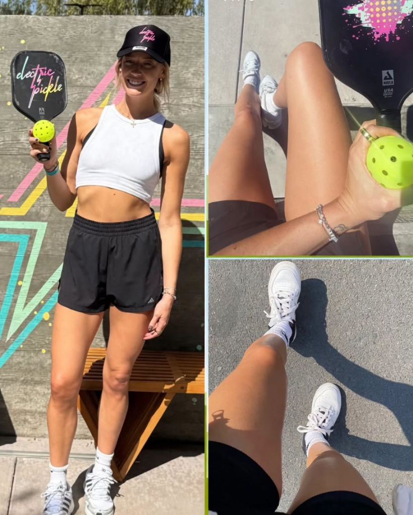 🚨 Sophie Cunningham has taken her talents from the basketball court to the pickleball court, and social media is absolutely buzzing! Is there anything she *can’t* do? 🏓😱