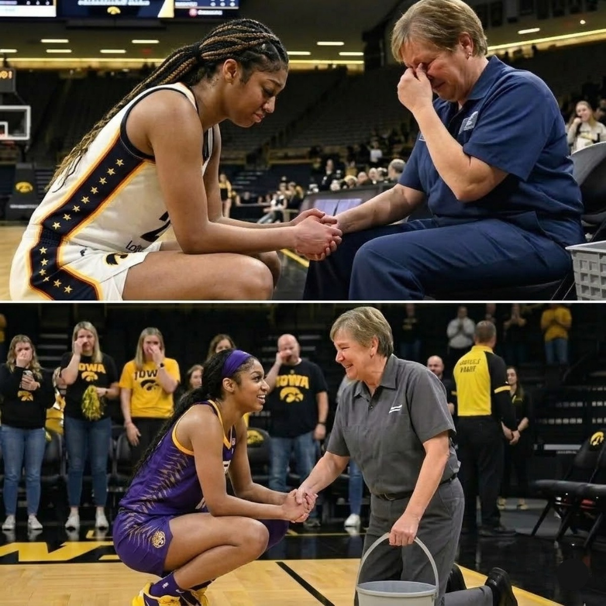 After leading her team to an emotional victory, Angel Reese didn’t celebrate with flashy gestures or rush straight to the locker room like most superstars do. Instead, the WNBA star did something no one expected.