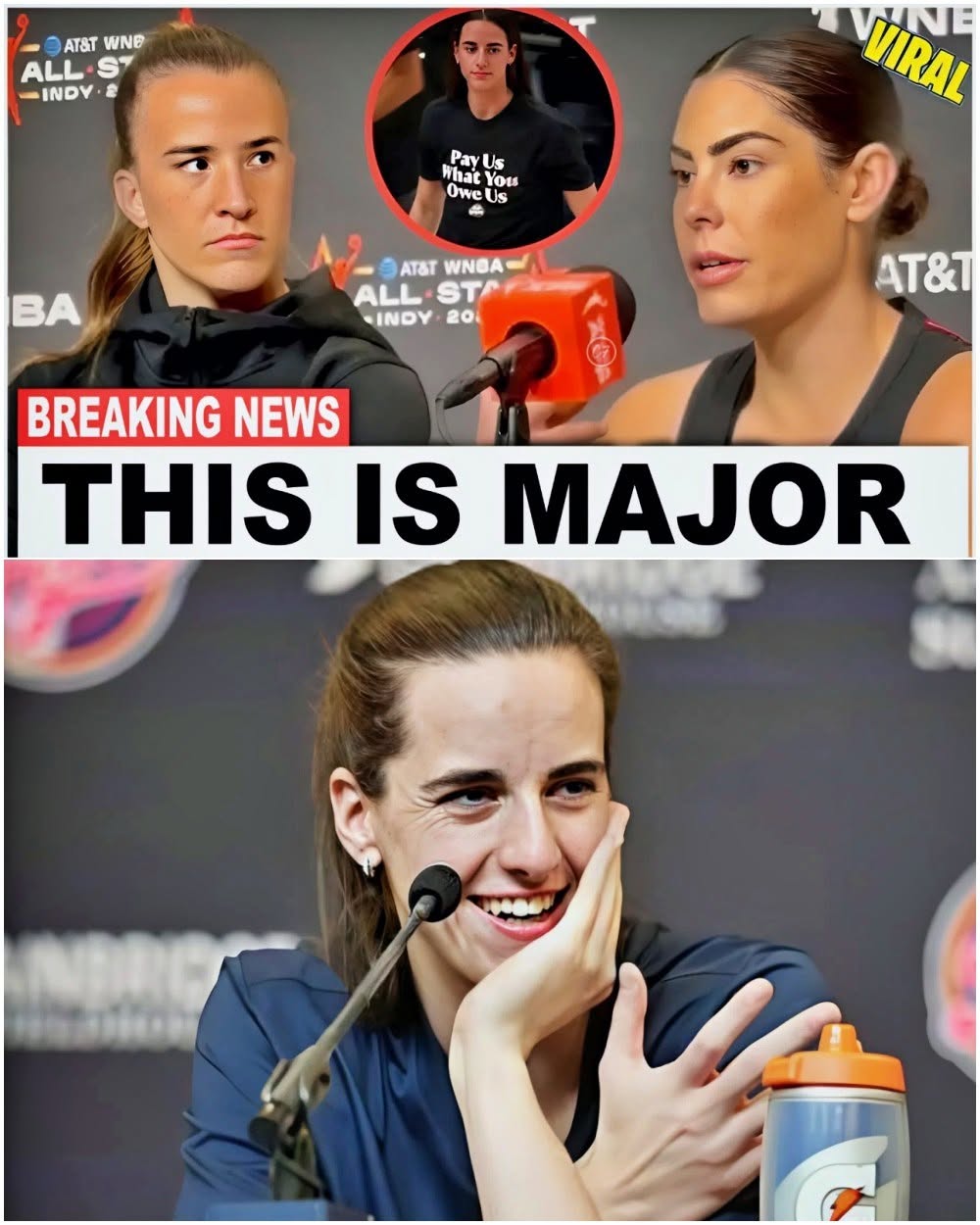 🚨 SABRINA IONESCU & KELSEY PLUM EXCHANGE WORDS OVER CAITLIN CLARK’S MANAGEMENT OF TEAM CLARK — AND WHAT THE MICROPHONES SUPPOSEDLY CAUGHT SENT FANS INTO A FRENZY.