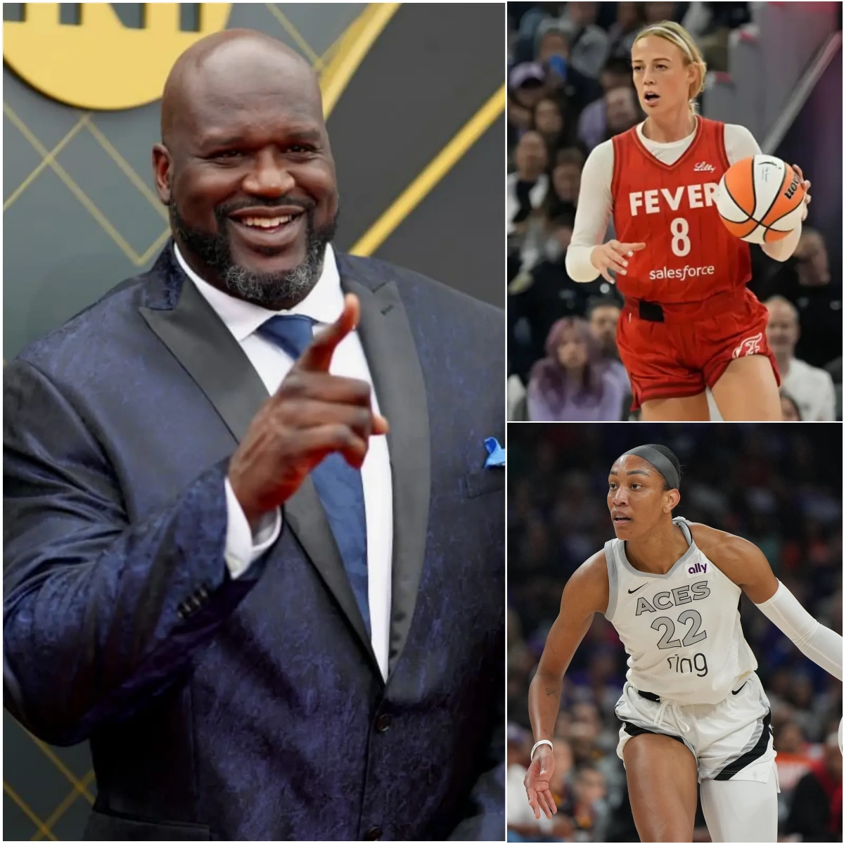 🚨 SHOCK WAVE: SHAQUILLE O’NEAL JUST SENT A’JA WILSON A 7-WORD MESSAGE — AND FANS ARE LOSING IT.