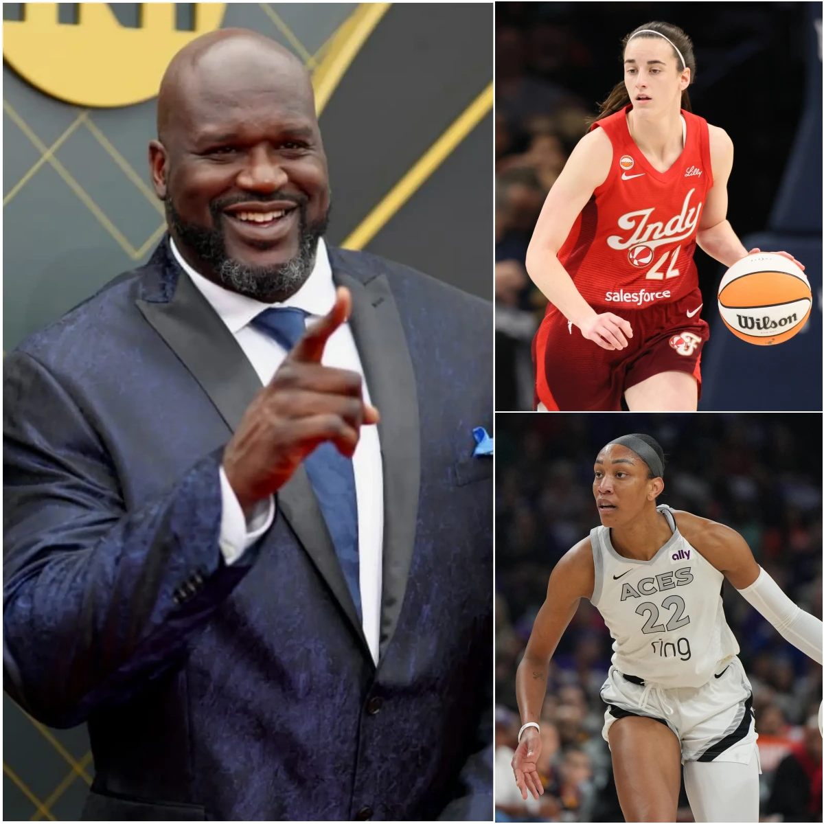🚨 SHOCK WAVE: SHAQUILLE O’NEAL JUST SENT A’JA WILSON A 7-WORD MESSAGE — AND FANS ARE LOSING IT.