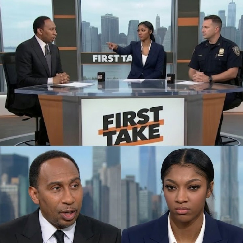 🚨 ESPN SHOCKER: Angel Reese of the Chicago Sky Defiantly Walks Off First Take Set After Heated Live Confrontation — But Did the Explosive Exchange Actually Happen?